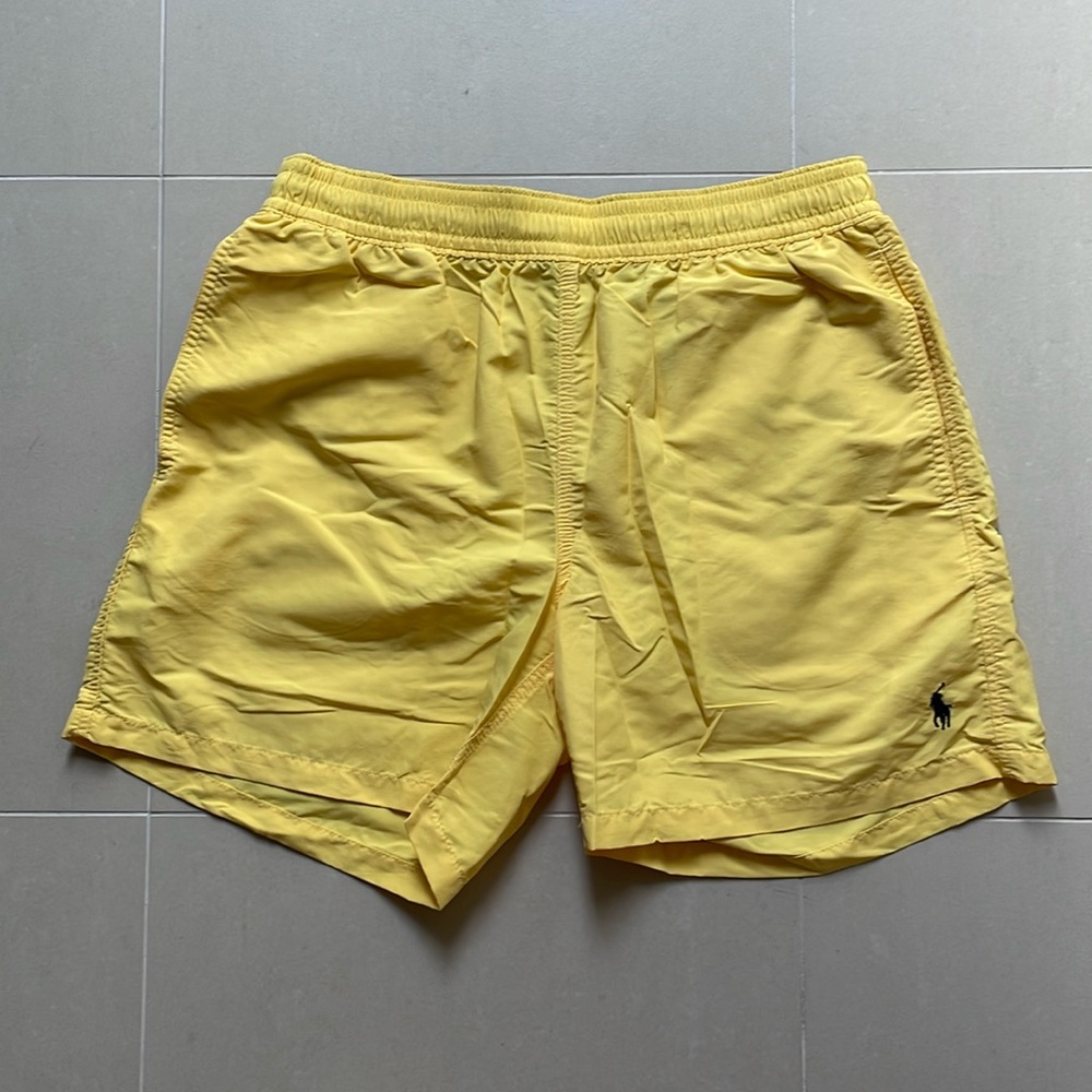 Polo yellow swim shorts